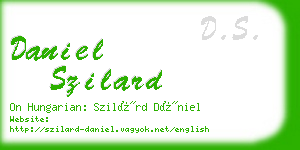 daniel szilard business card